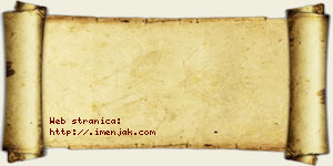 Una Opačić vizit kartica